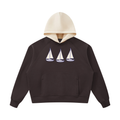 Three Sails Color Block Hoodie