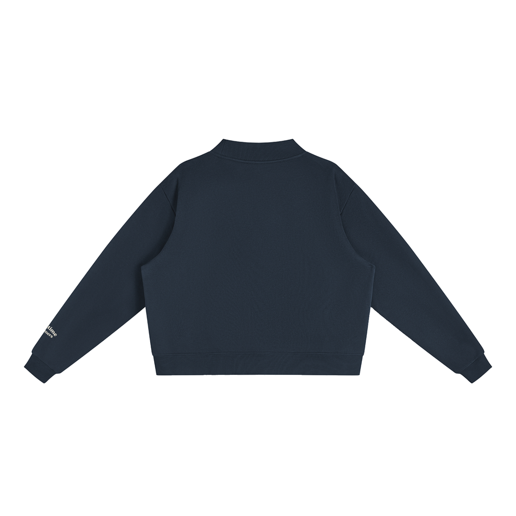 Lobster Trap Mock-Neck Crew Sweatshirt