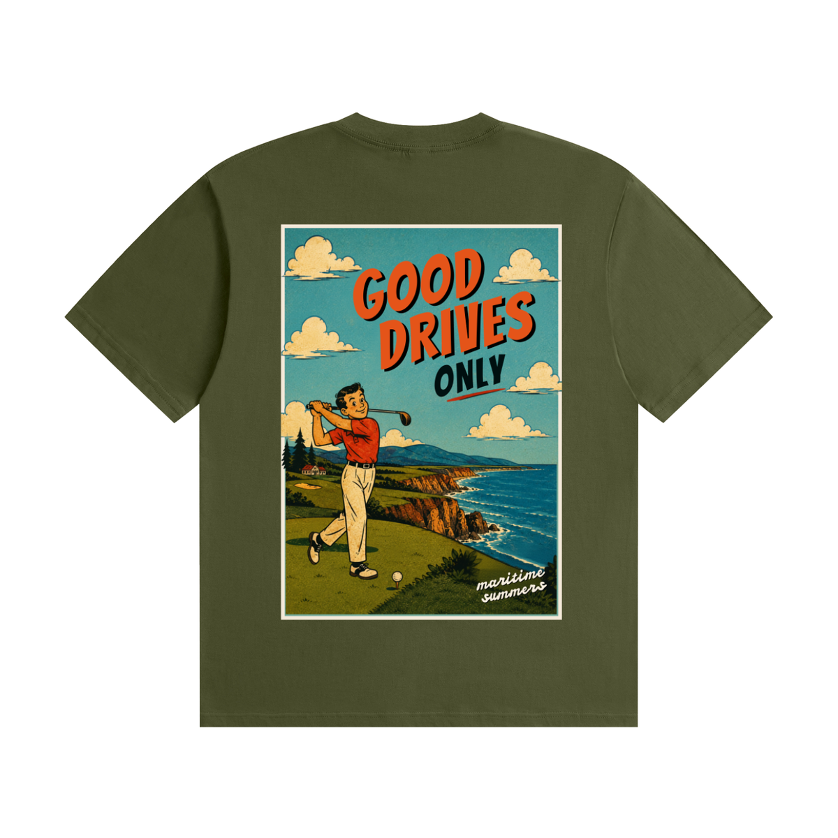 The Golfer's Seamless Cotton T-Shirt (unisex)
