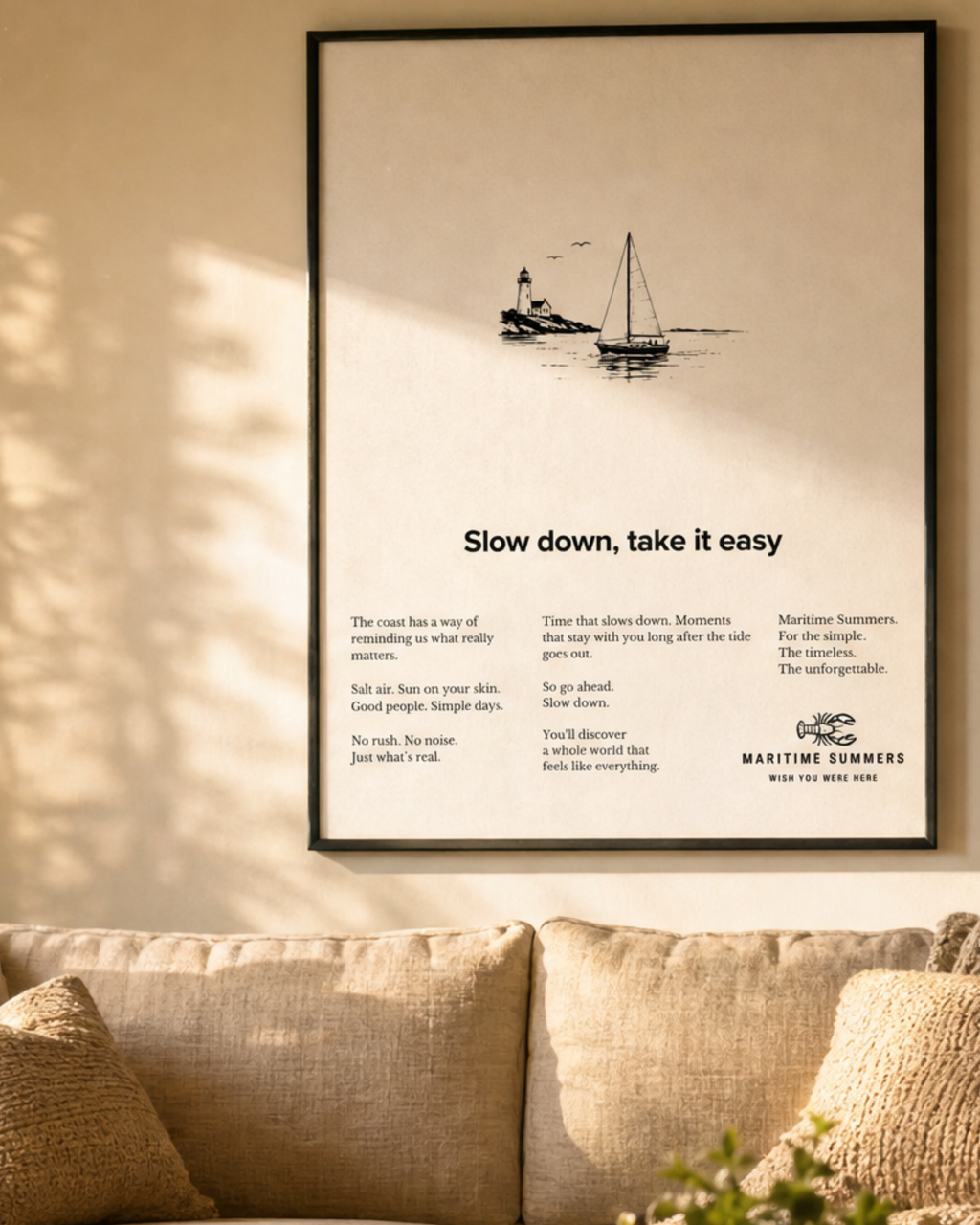 Slow Down, Take It Easy Fine Art Print