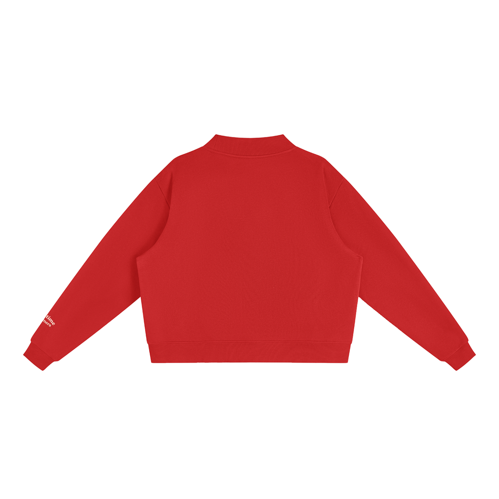 Lobster Trap Mock-Neck Crew Sweatshirt