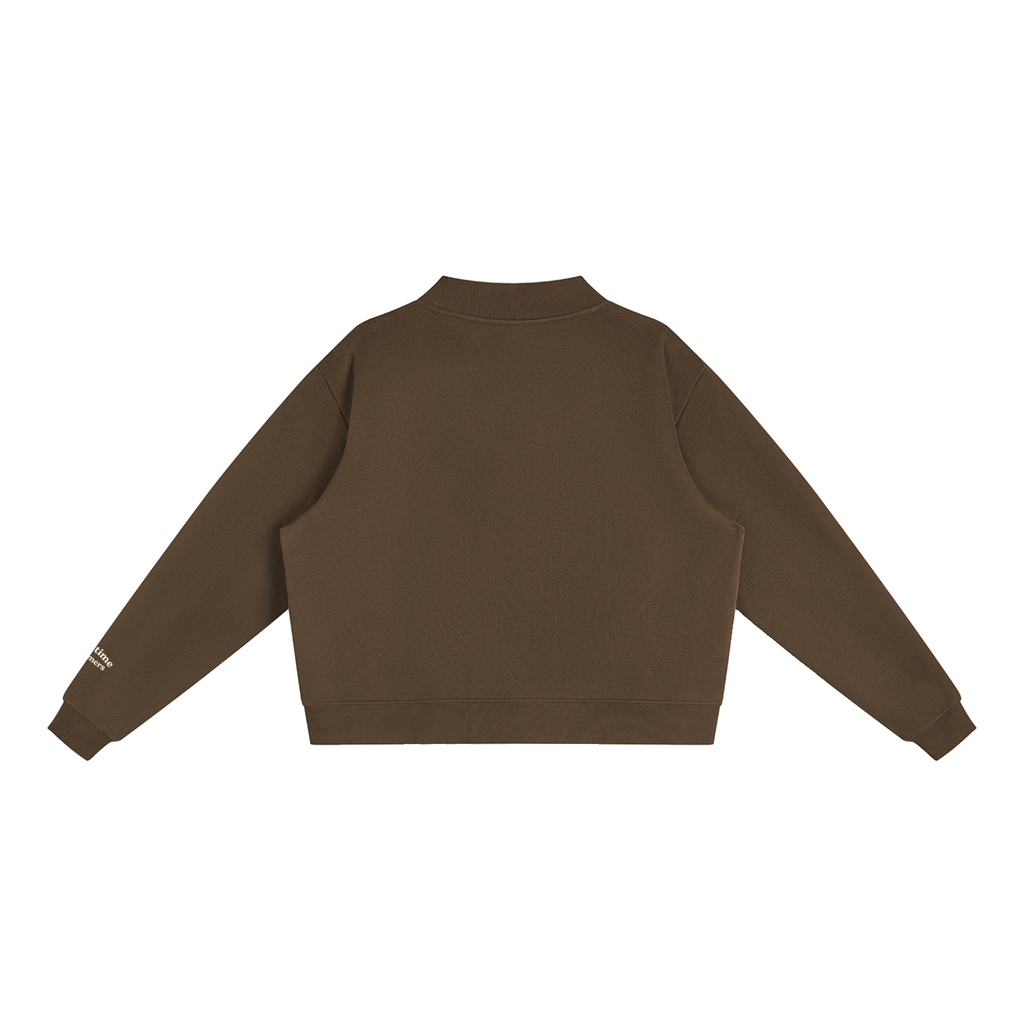 Lobster Trap Mock-Neck Crew Sweatshirt
