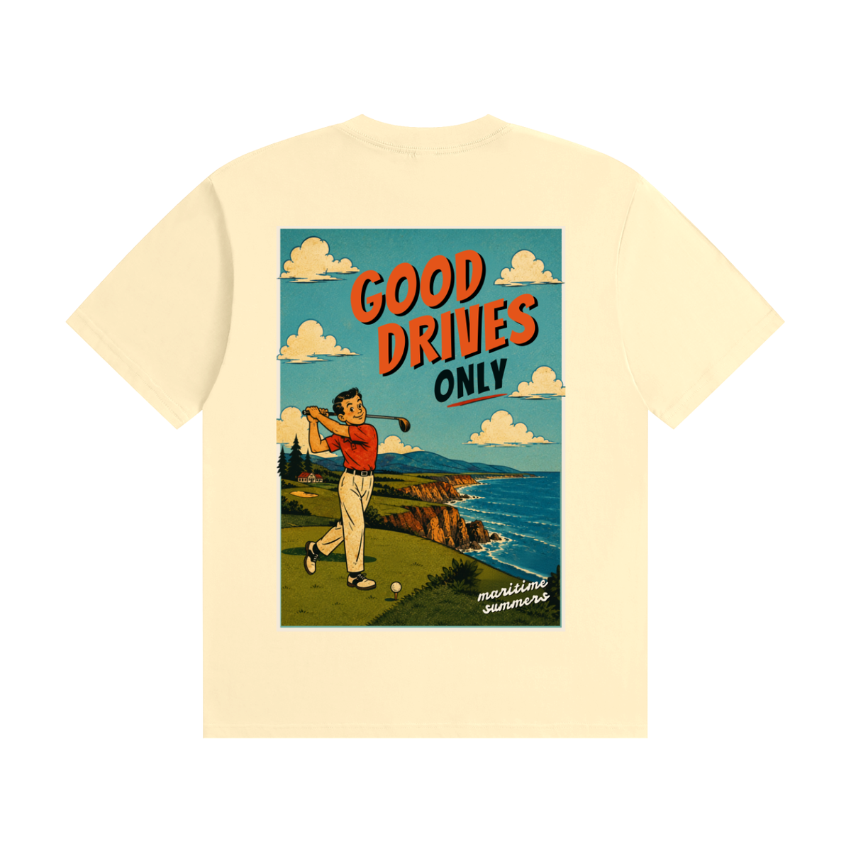 The Golfer's Seamless Cotton T-Shirt (unisex)