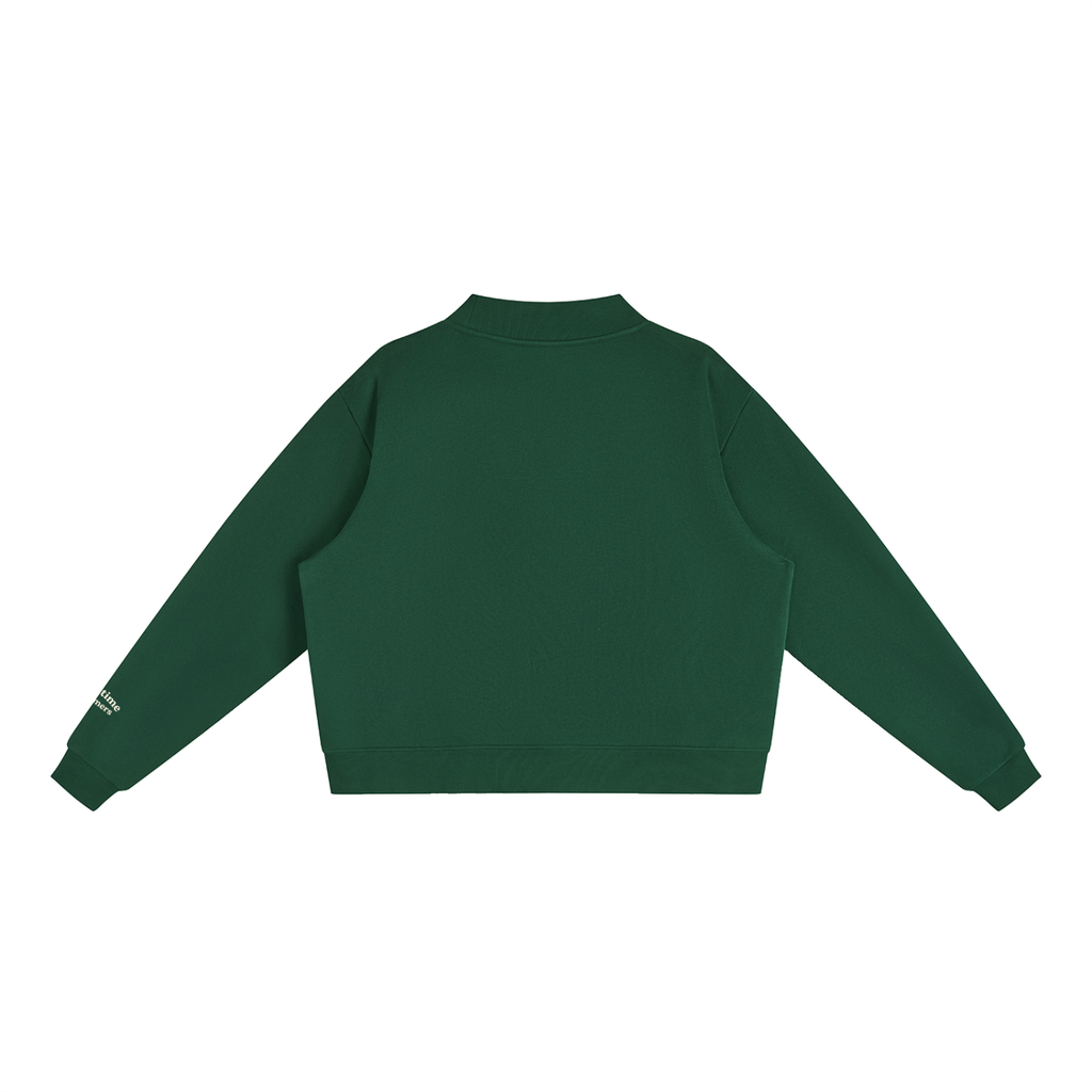 Lobster Trap Mock-Neck Crew Sweatshirt